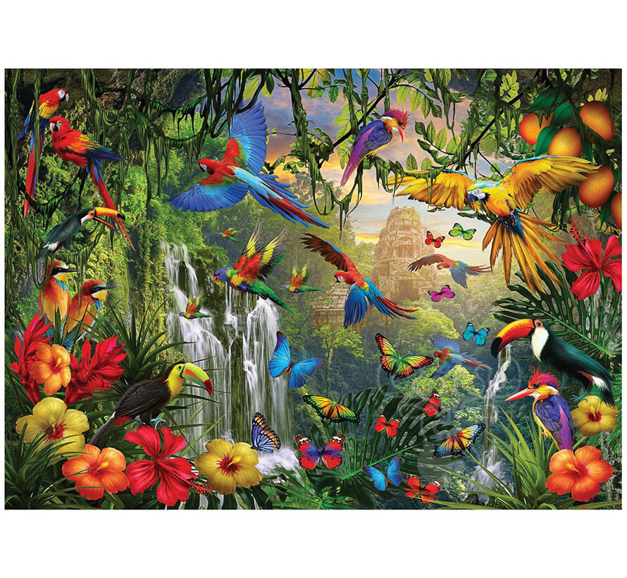 Eurographics Carolina: Tropical Bird Paradise Large Pieces Puzzle 500pcs