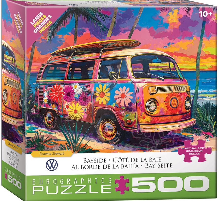 Eurographics Stewart: VW Bayside Large Pieces Puzzle 500pcs