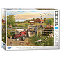 Eurographics Automotive: Ford Farmer’s Ford Tractor Puzzle 1000pcs