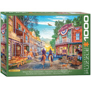 Eurographics Eurographics Artist Label Davison: Far West Town Puzzle 1000pcs