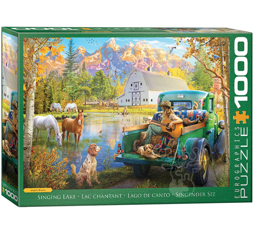 Eurographics Artist Label Bonito: Singing Lake Puzzle 1000pcs