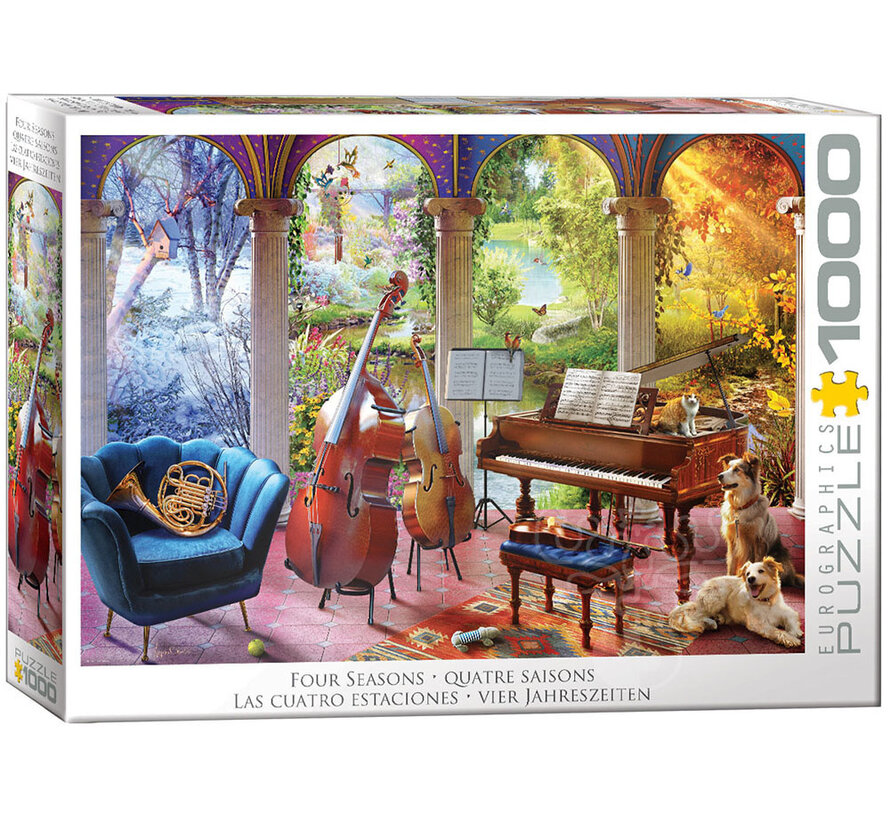 Eurographics Artist Label Bonito: Four Seasons of Music Puzzle 1000pcs