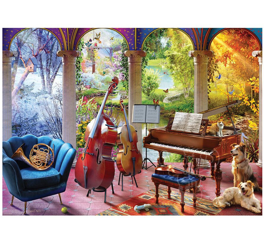 Eurographics Artist Label Bonito: Four Seasons of Music Puzzle 1000pcs