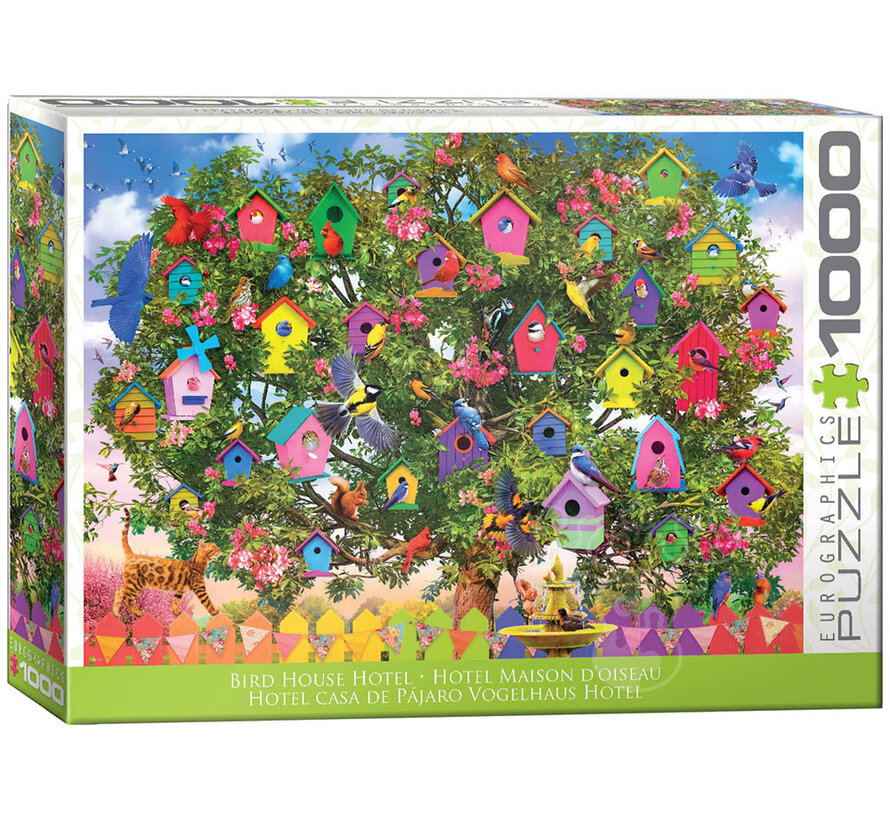 Eurographics Garden: Bird House Hotel Puzzle 1000pcs