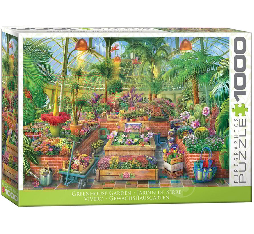 Eurographics Greenhouse Garden Puzzle 1000pcs
