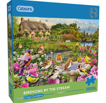 Gibsons Gibsons Birdsong by the Stream Puzzle 250pcs XL