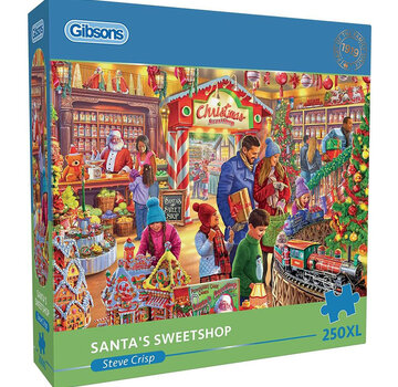 Gibsons Gibsons Santa's Sweetshop Puzzle 250pcs XL
