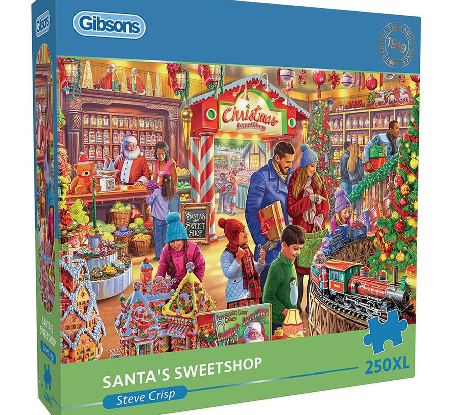 Gibsons Santa's Sweetshop Puzzle 250pcs XL