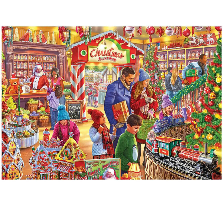 Gibsons Santa's Sweetshop Puzzle 250pcs XL
