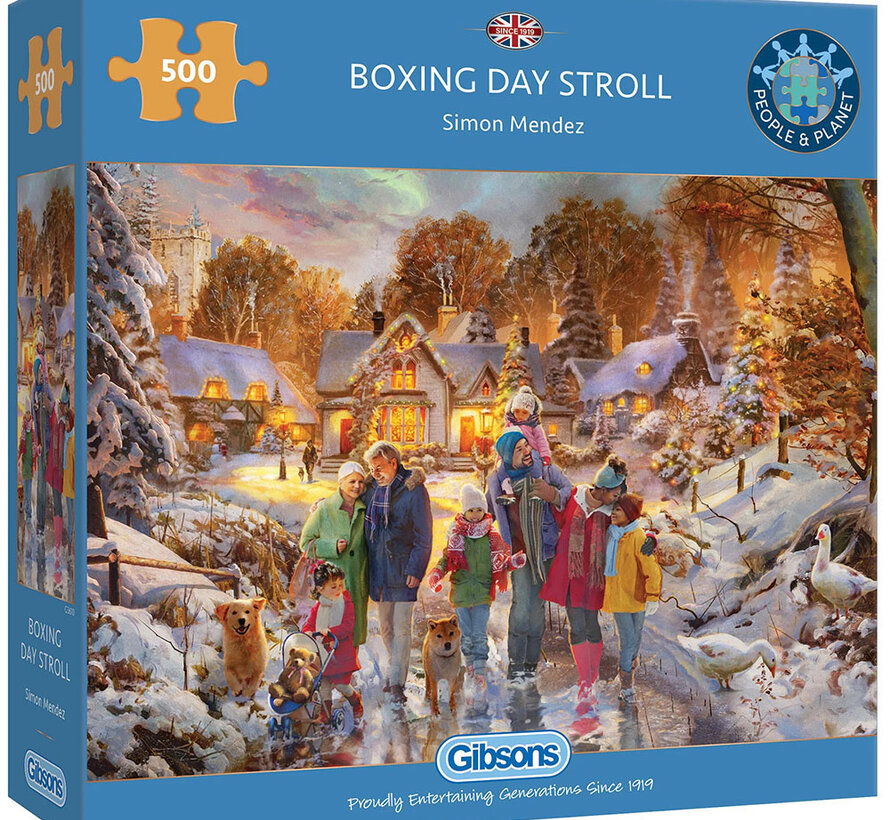 Gibsons Boxing Day Stroll Puzzle 500pcs