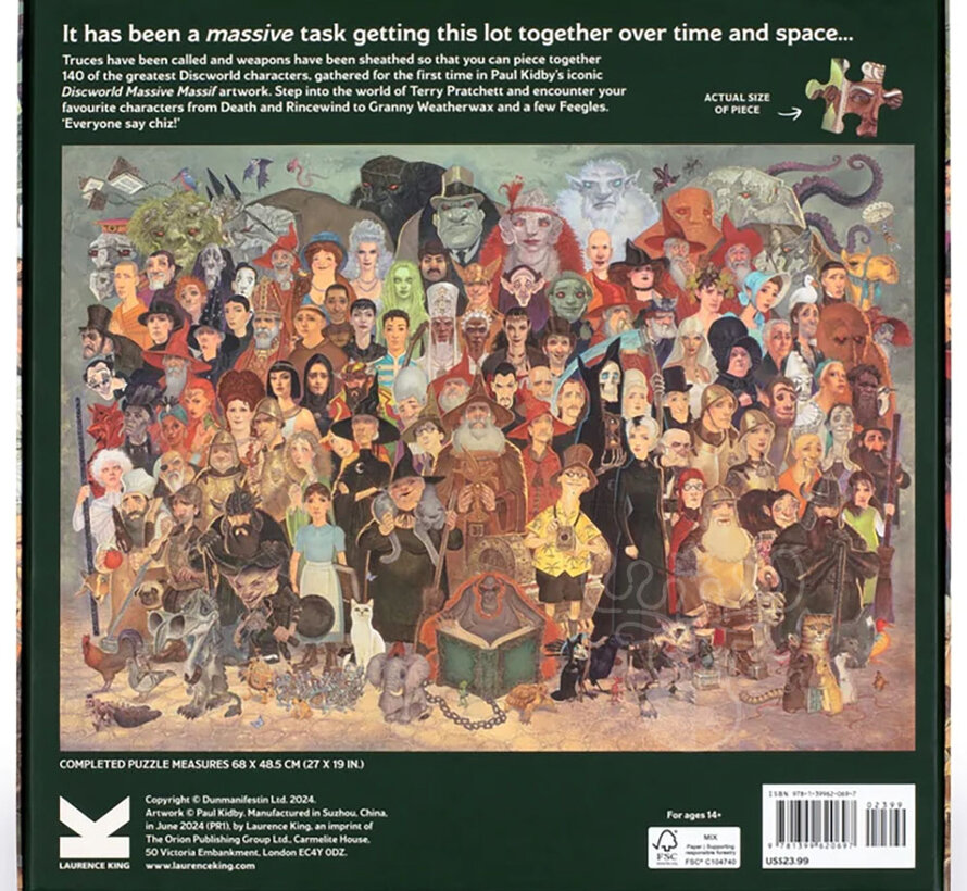 Laurence King The World of Terry Pratchett Puzzle 1000pcs