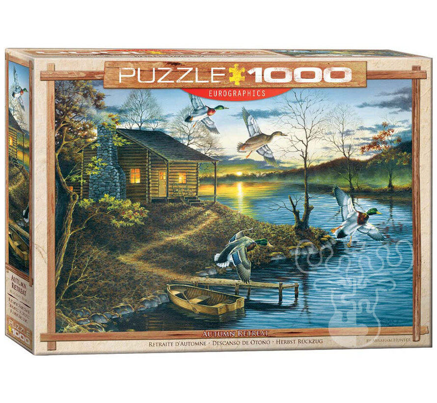 Eurographics Autumn Retreat Puzzle 1000pcs RETIRED