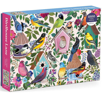 Galison Galison Birdhouse Lane Puzzle 1000pcs