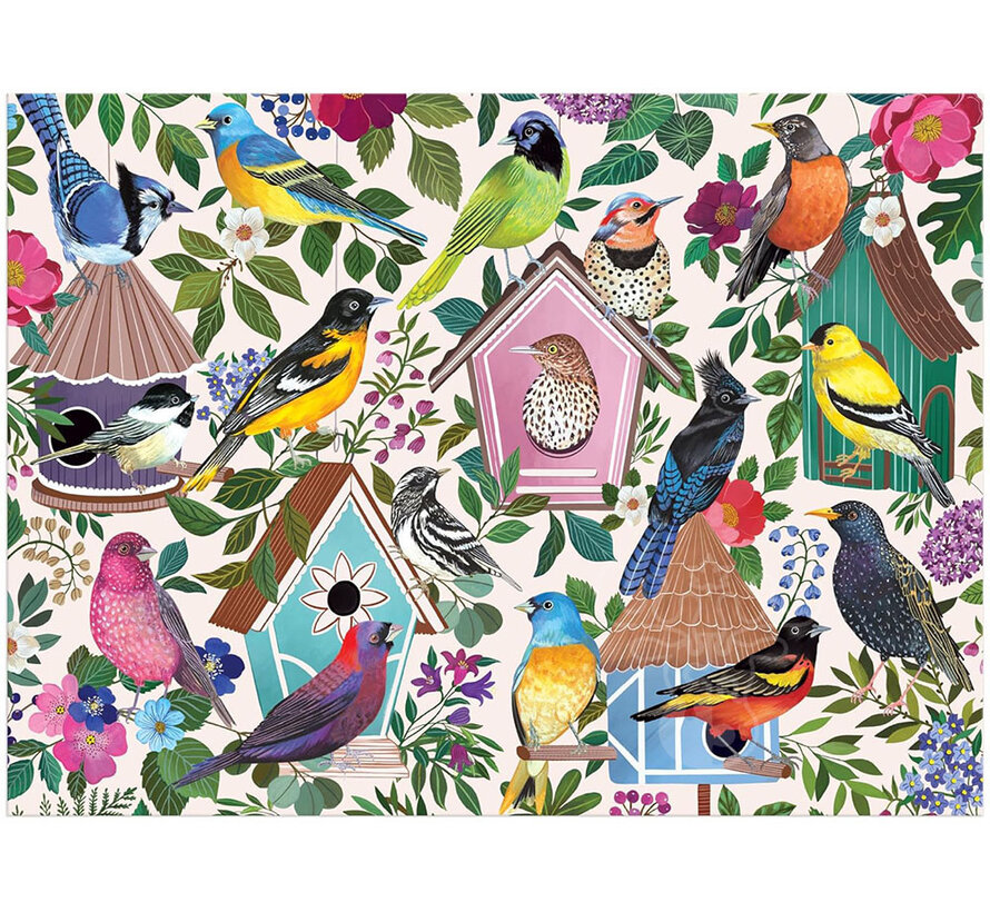 Galison Birdhouse Lane Puzzle 1000pcs