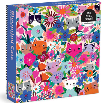 Mudpuppy Mudpuppy Blooming Cats Puzzle 500pcs