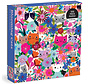 Mudpuppy Blooming Cats Puzzle 500pcs