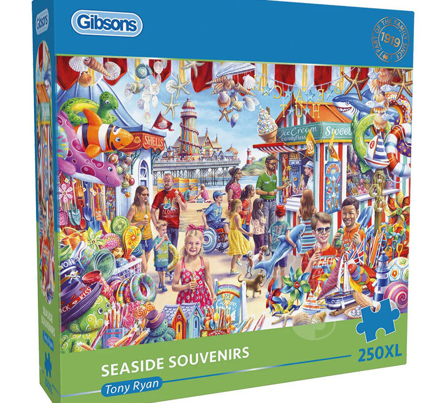 Gibsons Seaside Souvenirs Puzzle 250pcs XL