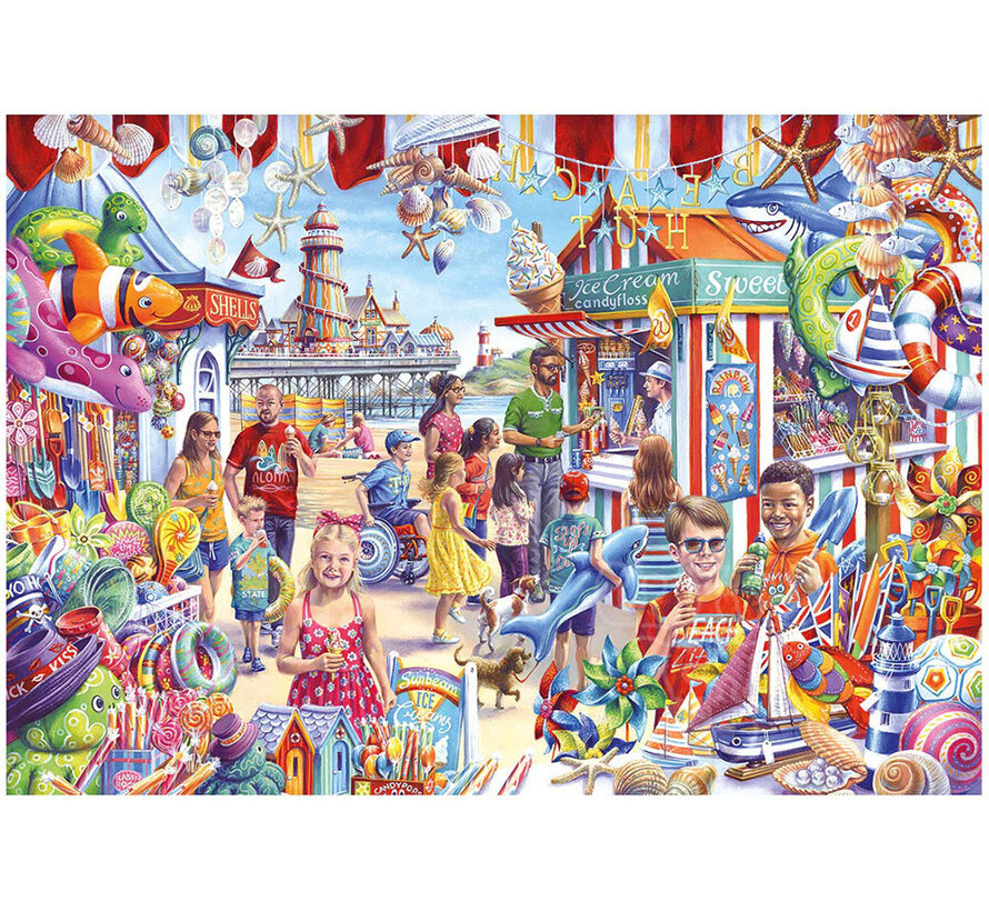 Gibsons Seaside Souvenirs Puzzle 250pcs XL