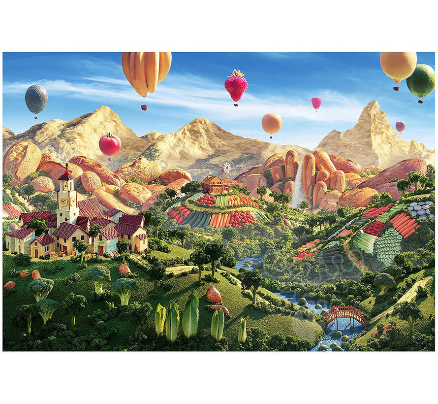 Gibsons The Land of Plenty Puzzle 1000pcs RETIRED