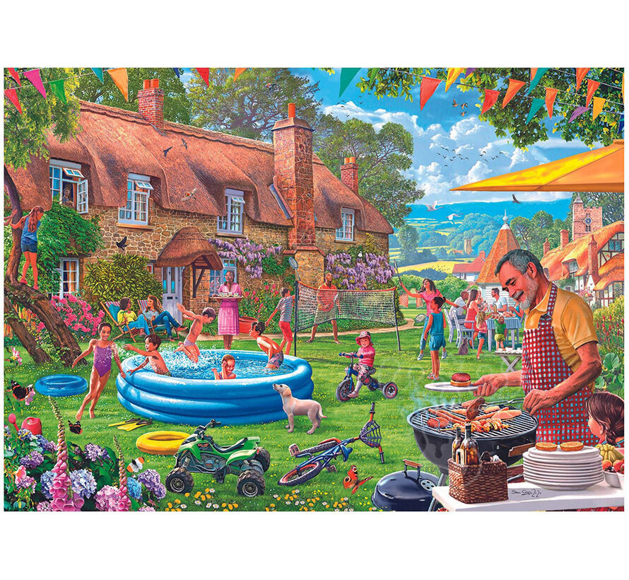 Gibsons Summer Days Puzzle 1000pcs RETIRED
