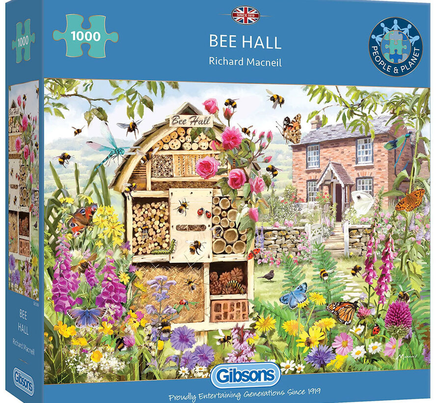 Gibsons Bee Hall Puzzle 1000pcs