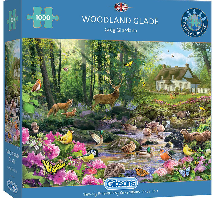 Gibsons Woodland Glade Puzzle 1000pcs