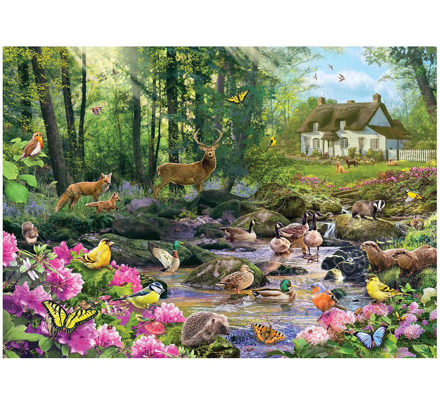 Gibsons Woodland Glade Puzzle 1000pcs