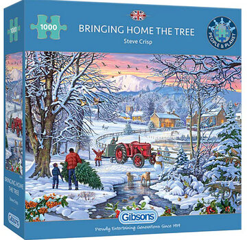 Gibsons Gibsons Bringing Home the Tree Puzzle 1000pcs
