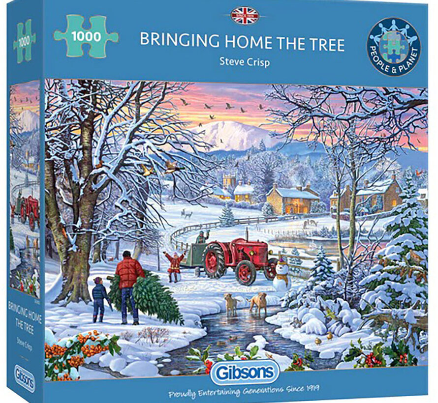Gibsons Bringing Home the Tree Puzzle 1000pcs