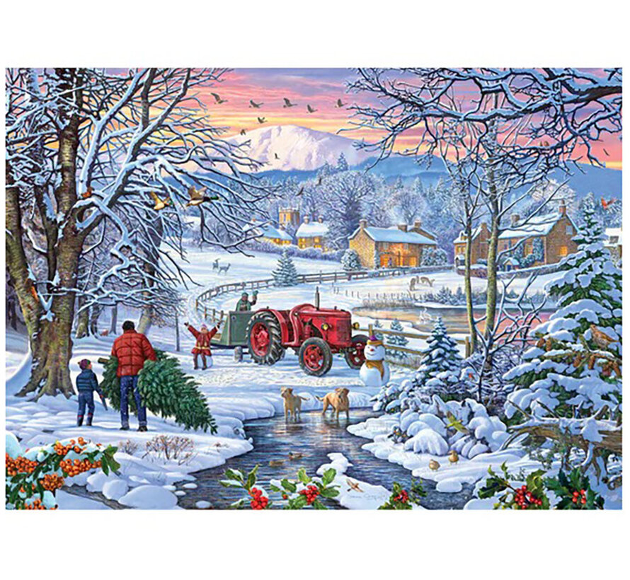Gibsons Bringing Home the Tree Puzzle 1000pcs