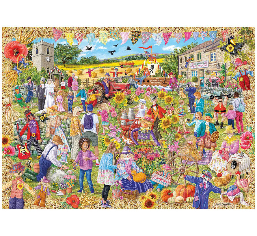 Gibsons Scarecrow Festival Puzzle 1000pcs