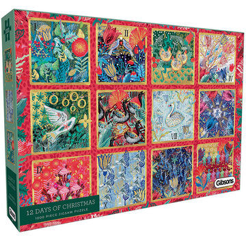 Gibsons Gibsons 12 Days of Christmas Puzzle 1000pcs