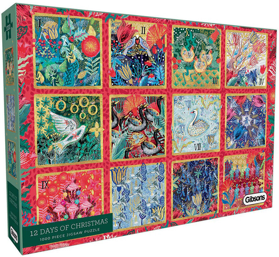 Gibsons 12 Days of Christmas Puzzle 1000pcs