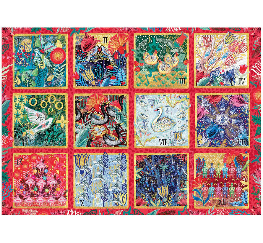 Gibsons 12 Days of Christmas Puzzle 1000pcs