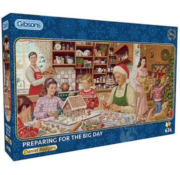 Gibsons Gibsons Preparing for the Big Day Puzzle 636pcs