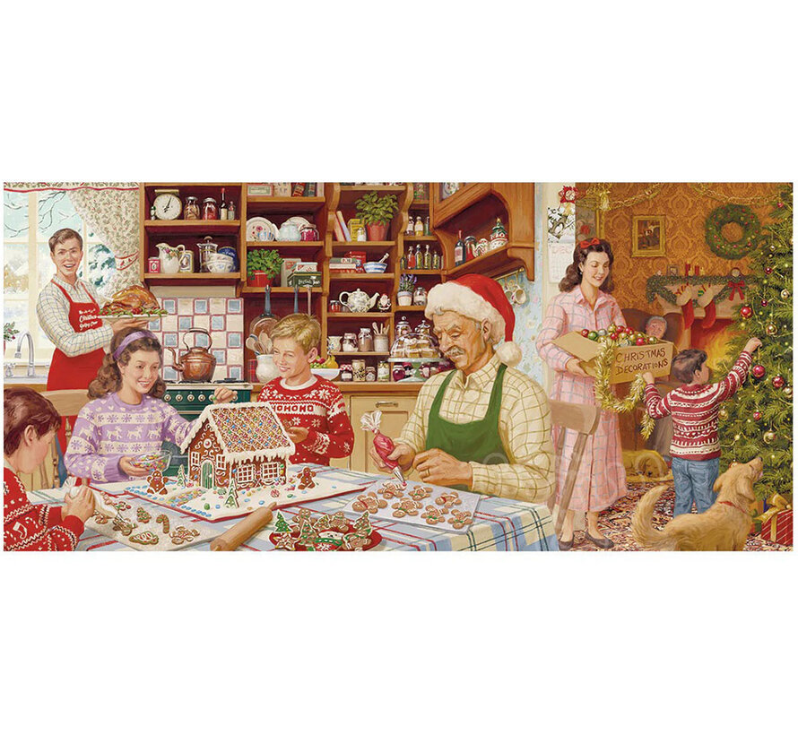 Gibsons Preparing for the Big Day Puzzle 636pcs
