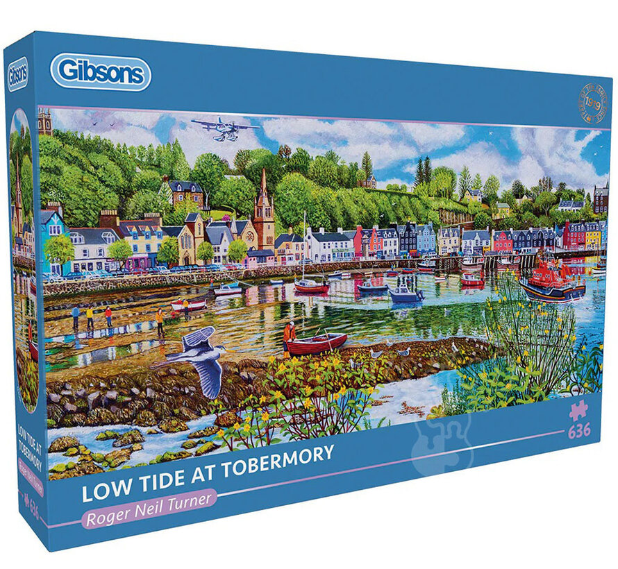Gibsons Low Tide at Tobermory Puzzle 636pcs