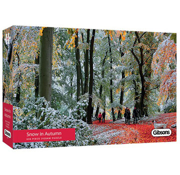 Gibsons FINAL SALE Gibsons Snow in Autumn Puzzle 636pcs RETIRED