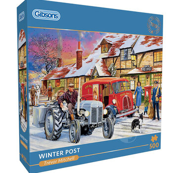 Gibsons Gibsons Winter Post Puzzle 500pcs