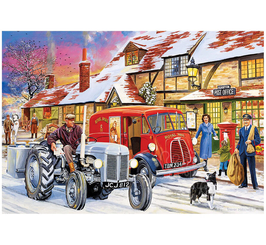 Gibsons Winter Post Puzzle 500pcs