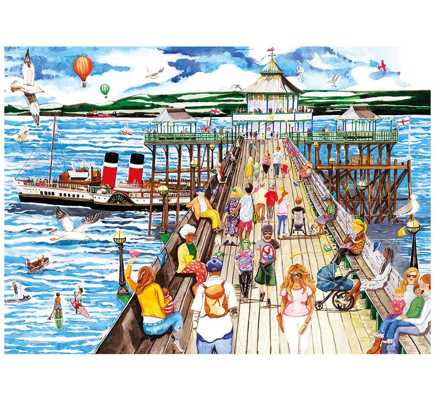Gibsons Clevedon Pier Puzzle 1000pcs