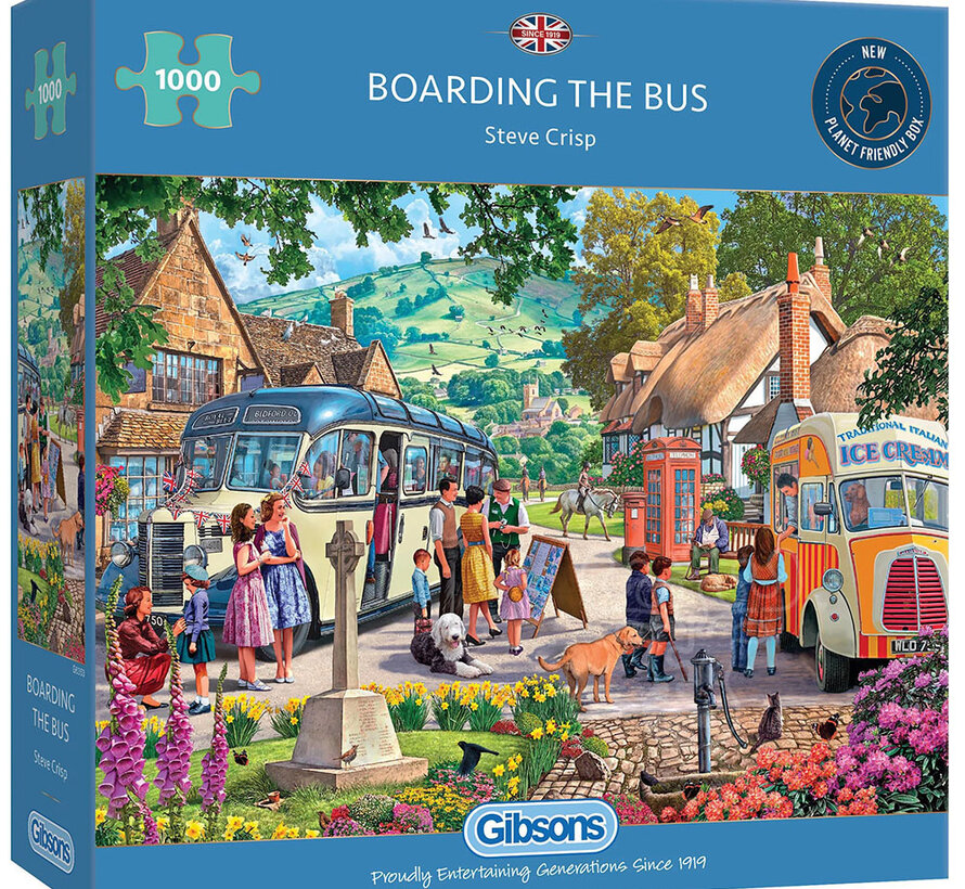 Gibsons Boarding the Bus Puzzle 1000pcs