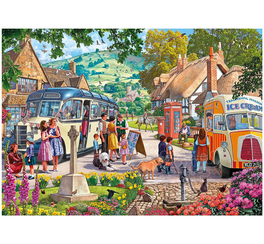 Gibsons Boarding the Bus Puzzle 1000pcs