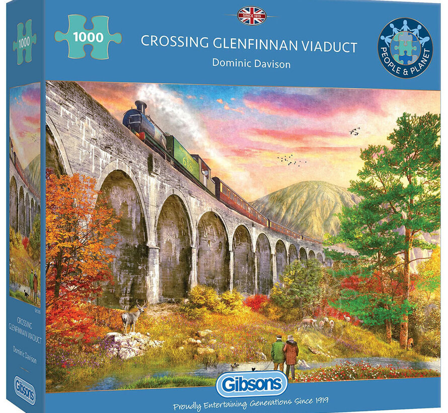 Gibsons Crossing Glenfinnan Viaduct Puzzle 1000pcs