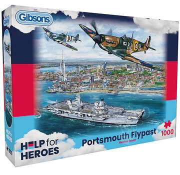 Gibsons Gibsons Portsmouth Flypast Puzzle 1000pcs