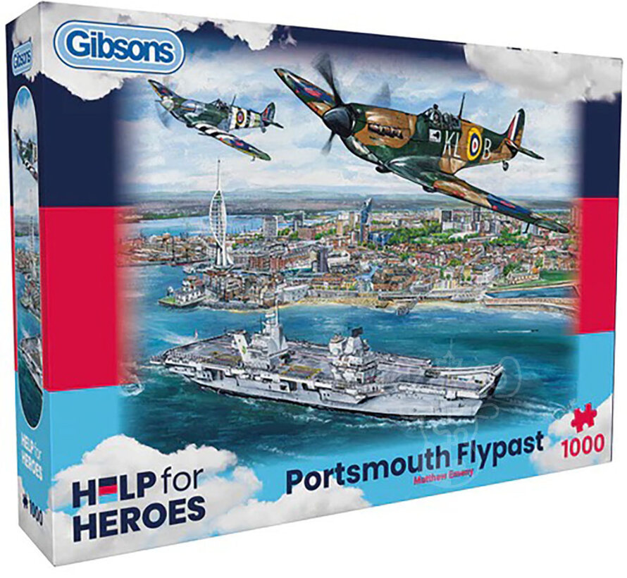 Gibsons Portsmouth Flypast Puzzle 1000pcs