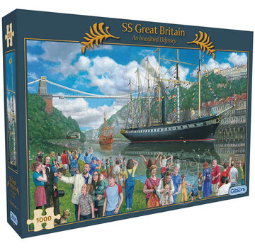 Gibsons Gibsons SS Great Britain: An Imagined Odyssey Puzzle 1000pcs