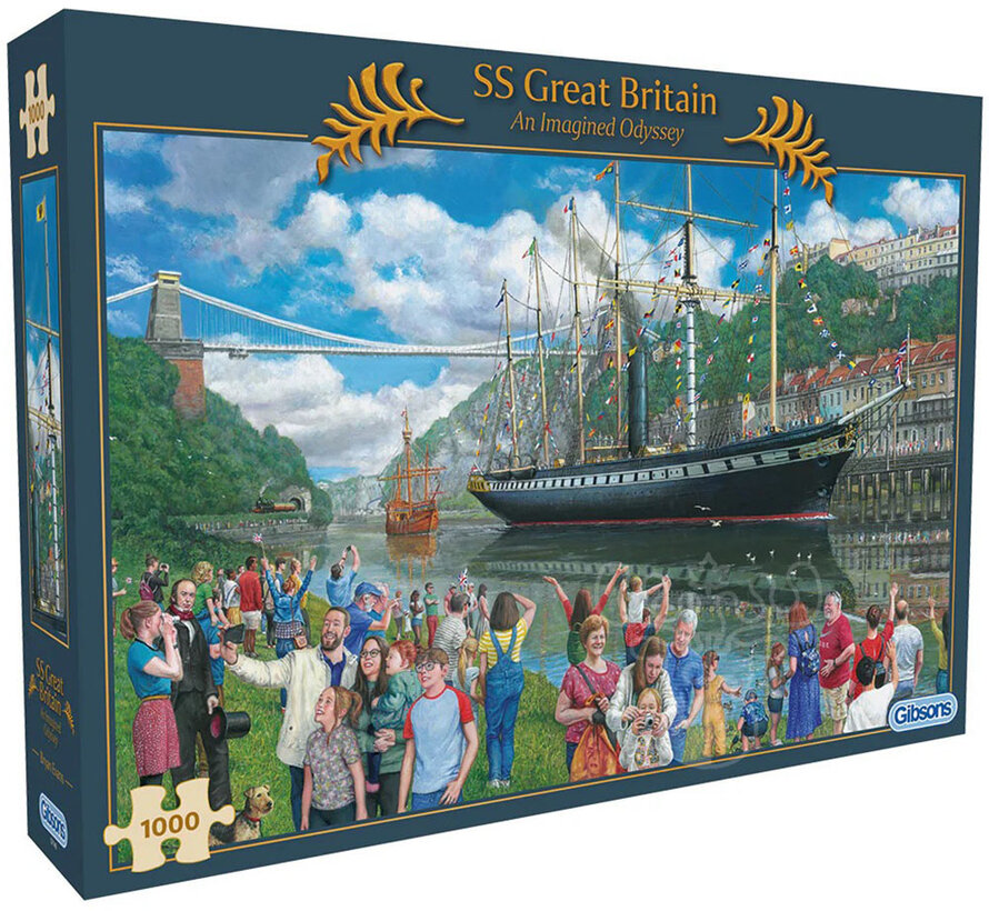 Gibsons SS Great Britain: An Imagined Odyssey Puzzle 1000pcs