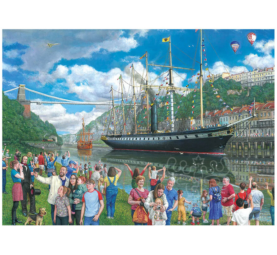 Gibsons SS Great Britain: An Imagined Odyssey Puzzle 1000pcs