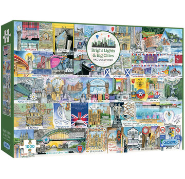 Gibsons Gibsons Bright Lights & Big Cities Puzzle 1000pcs